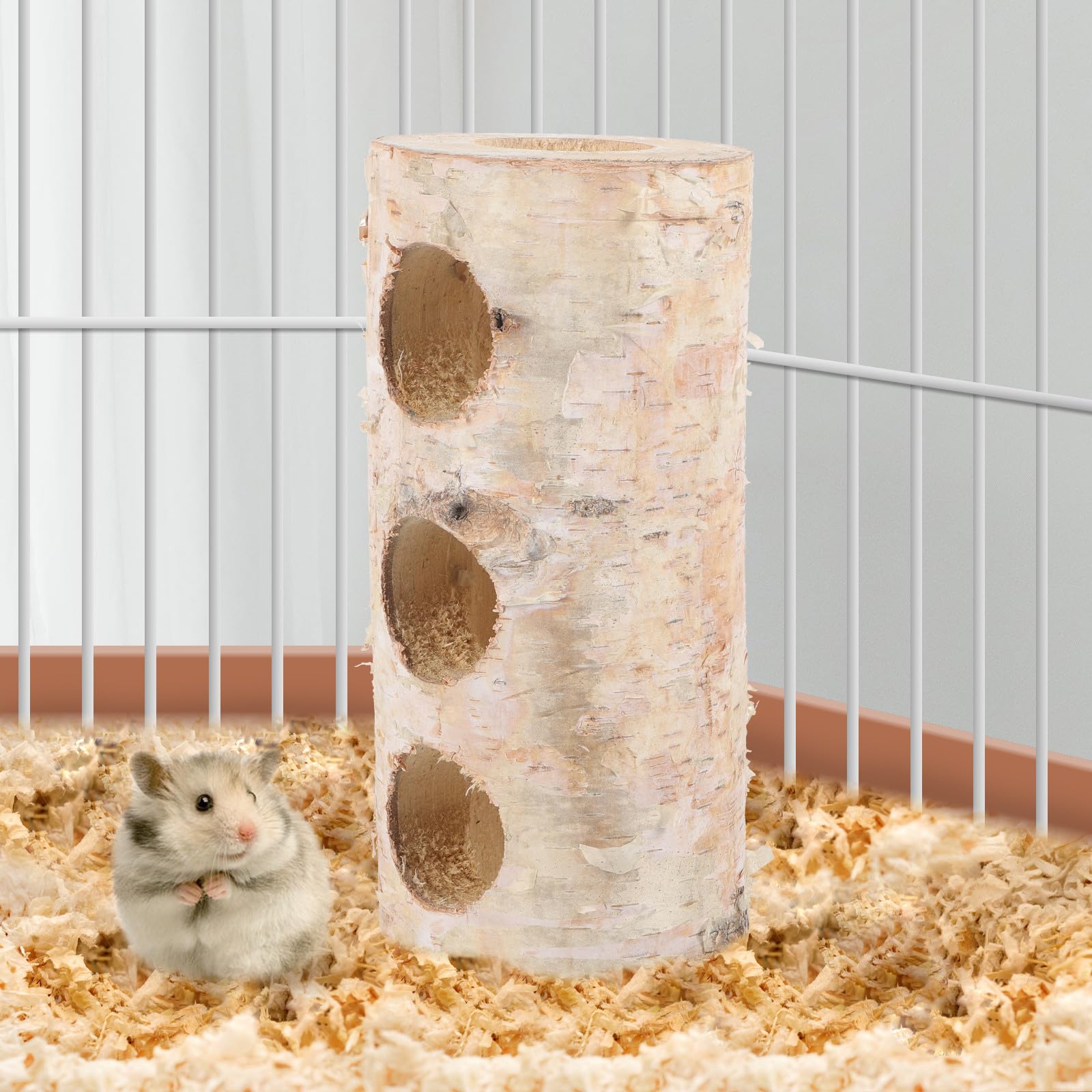 Hamsterversteckhöhle, Handgefertigt, Stabil, Beige