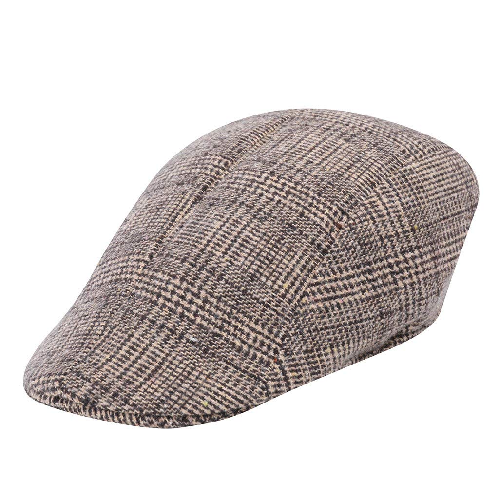 Zimowa Ciepła Czapka Komfortowe Czapki Zimowe Męskie Oddychające Damskie Houndstooth Retro Ciepły Beret Casual Czapki Z Daszkiem Czapki Dziecięce Chłopięce/a/One Size