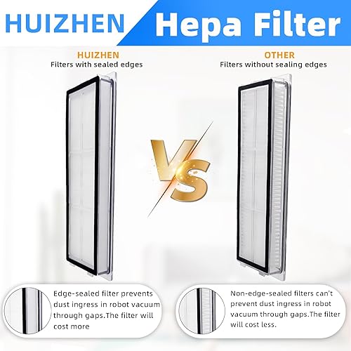 Miniatura 5 de Kit de piezas de repuesto para robot aspirador Dreametech D10 Plus RLS3D, accesorios 2 cepillos de rodillo principal, 4 cepillos laterales, 4