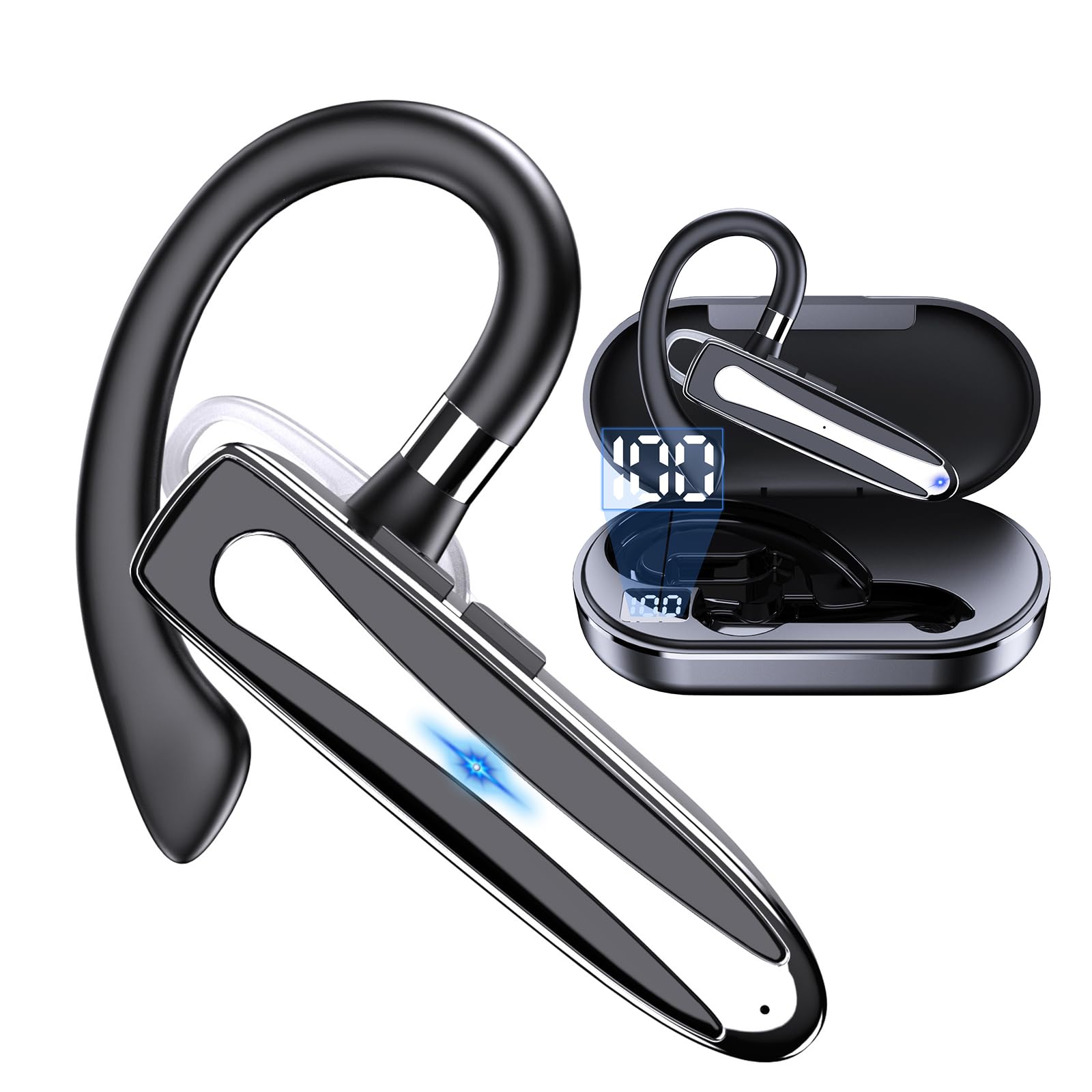 Kamon K530 Wireless Earbuds Bluetooth Headphones Sport Earphones Over-Ear Buds with Earhooks Built-in Mic Headset for Workout