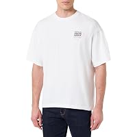 Replay Maglietta da Uomo a Maniche Corte Martin Garrix, Collezione off White C011 (Bianco)