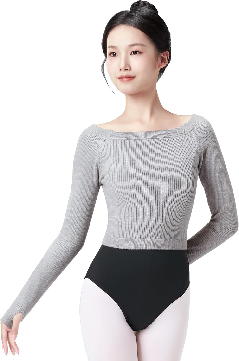 Phoeswan Ballet Sweater for Girls & Women, Ballet Warm up Dance Sweater, Ballet Wrap Pullover Sweaters for Leotards