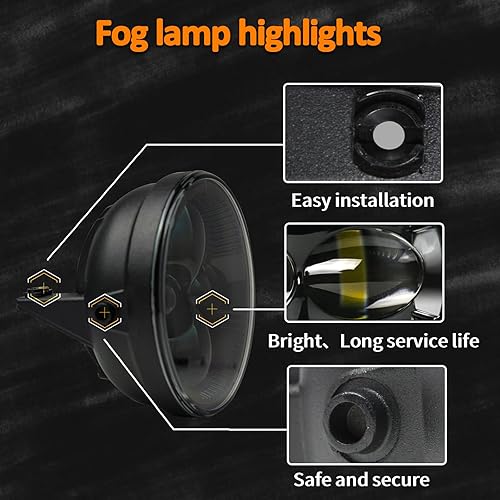 Miniatura 3 de Faros antiniebla LED F150 compatibles con faros antiniebla F150 Ranger 2006-2014 2008-2011 Expedition 2007-2014, kit de luces de conducción de