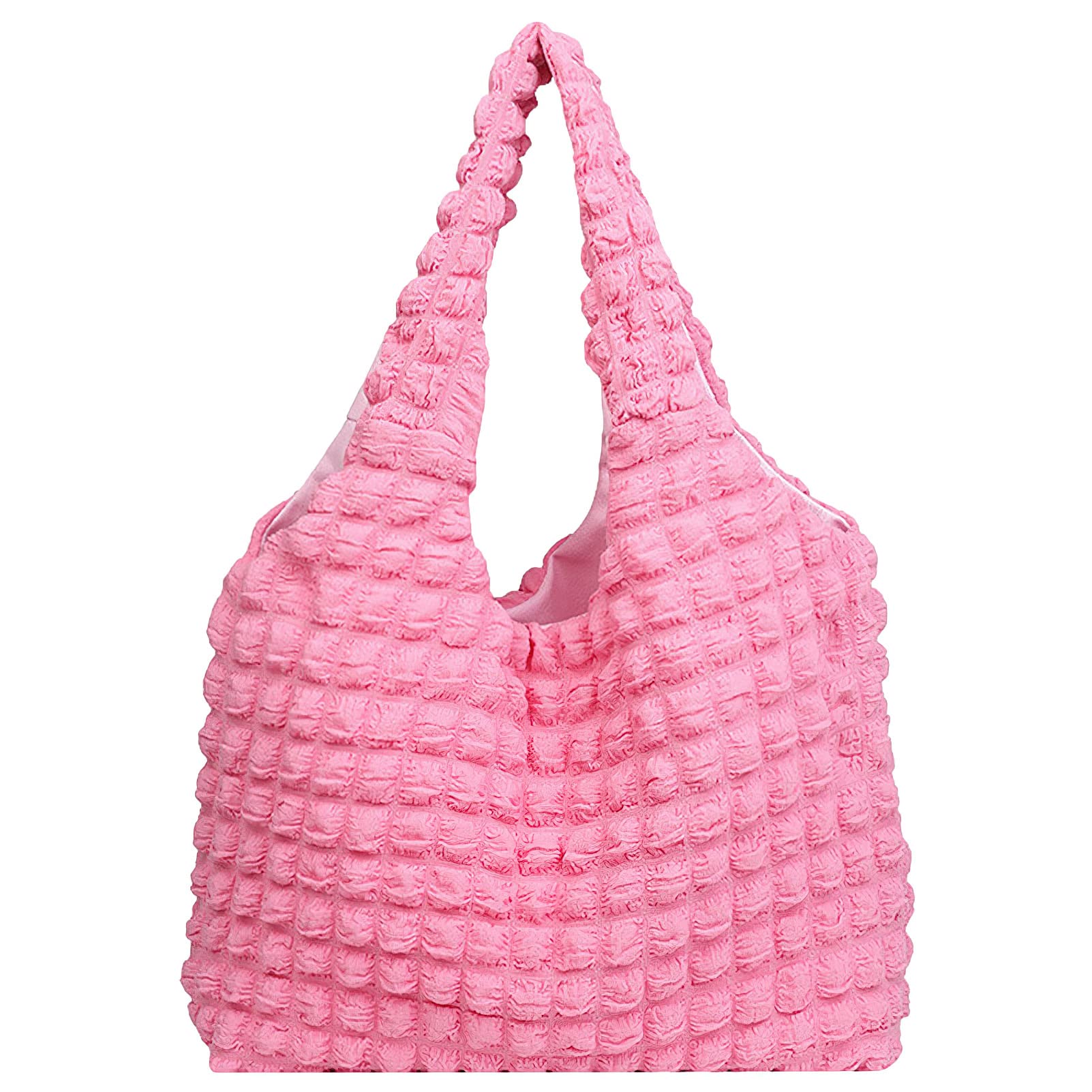 Anopo Damen Puffer Tote Bag Tasche Boho Handtasche Gepolster