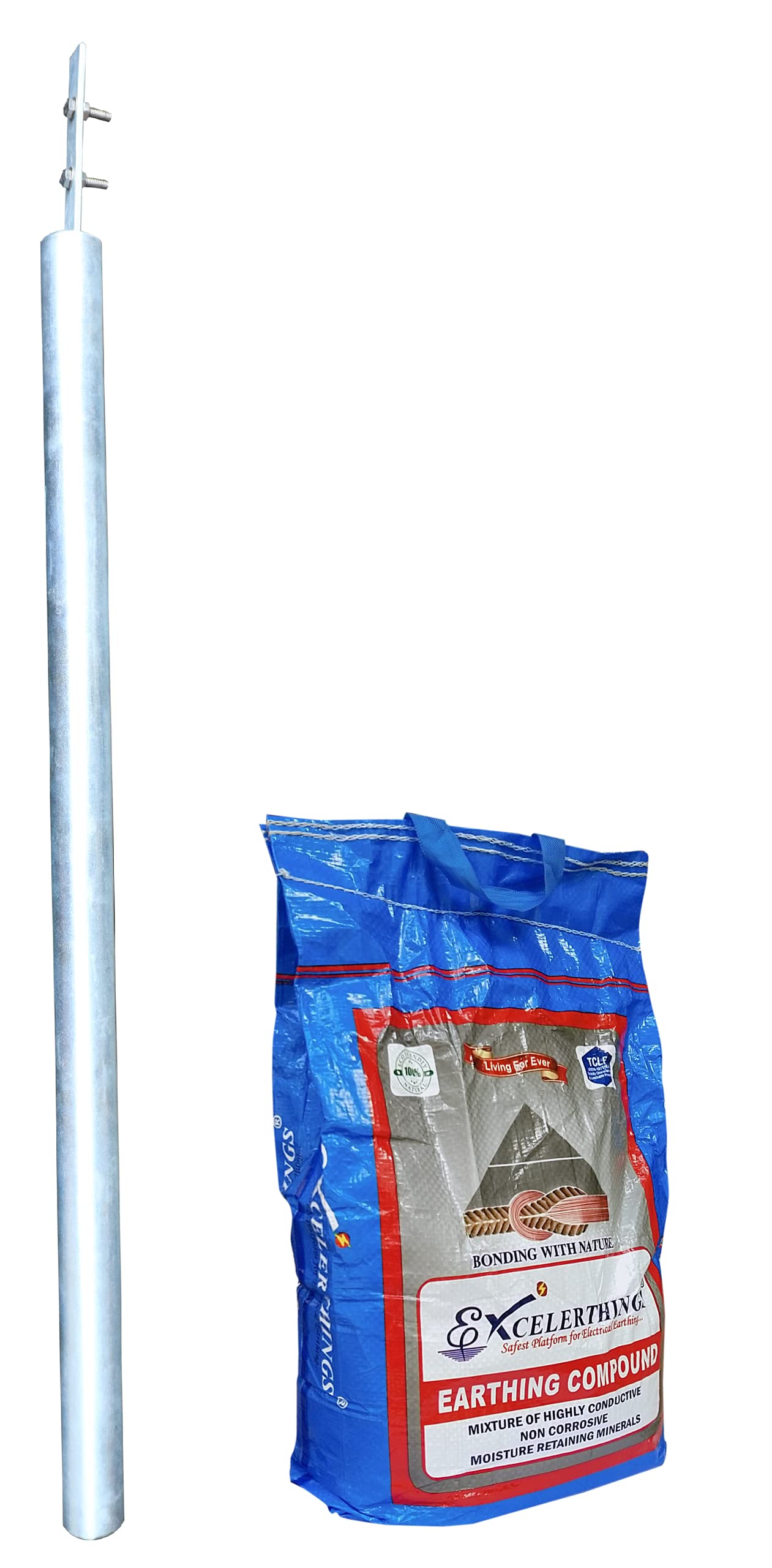 Estera Electrical Earthing Electrode and Earthing Compound Combo (8 Kg) - 2 Items