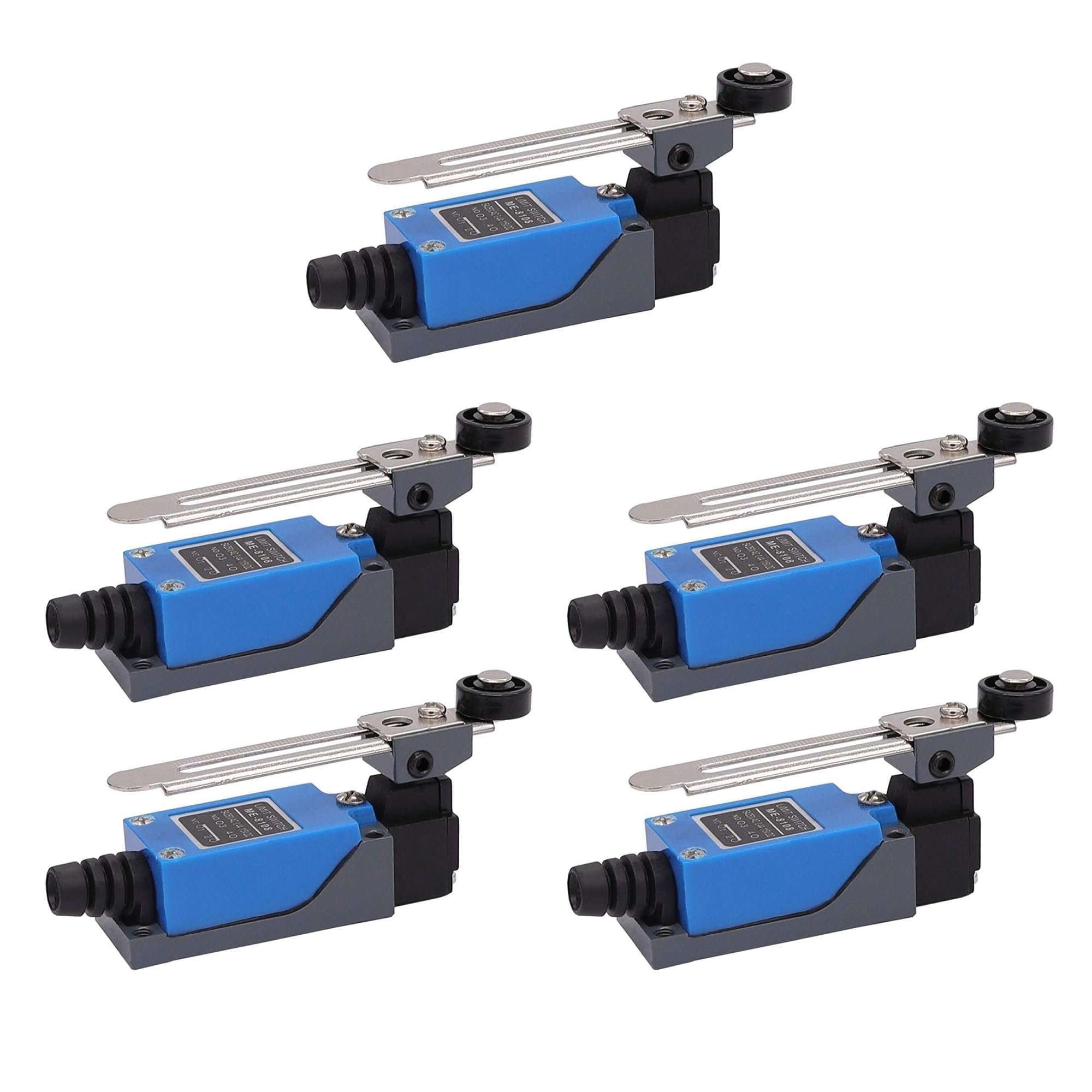 THE WHITE SHOP 5Pcs ME-8108 Adjustable Roller Lever Arm Limit Switch Mill Router