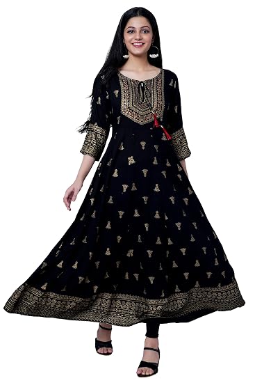 Buy rytras Women's Rayon Anarkali Kurti 
