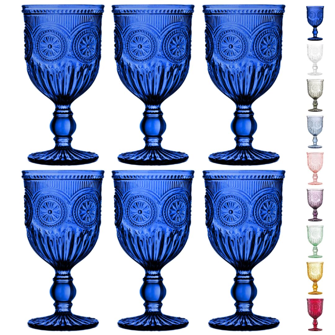 Yungala Cobalt Wine Goblets