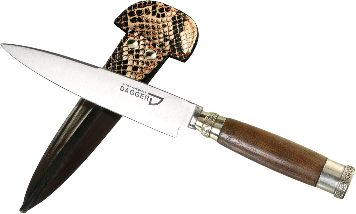 Argentine Steak Knife with Wood and Alpaca (BROWN)