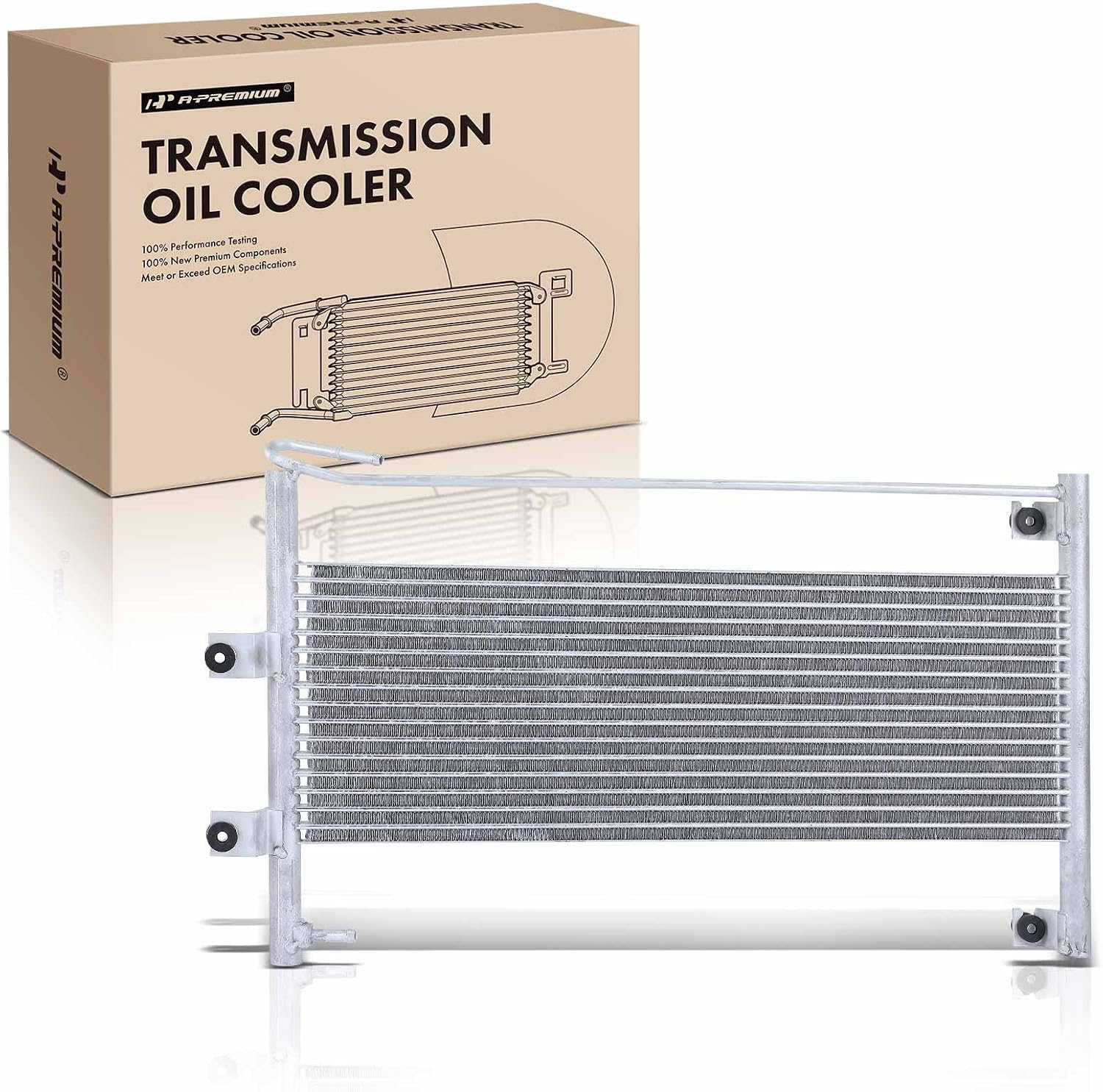 A-Premium Transmission Oil Cooler Compatible with Nissan NV1500/NV2500/NV3500 2012-2018 4.0L Replace# 216061PE1B, 216061PE0B