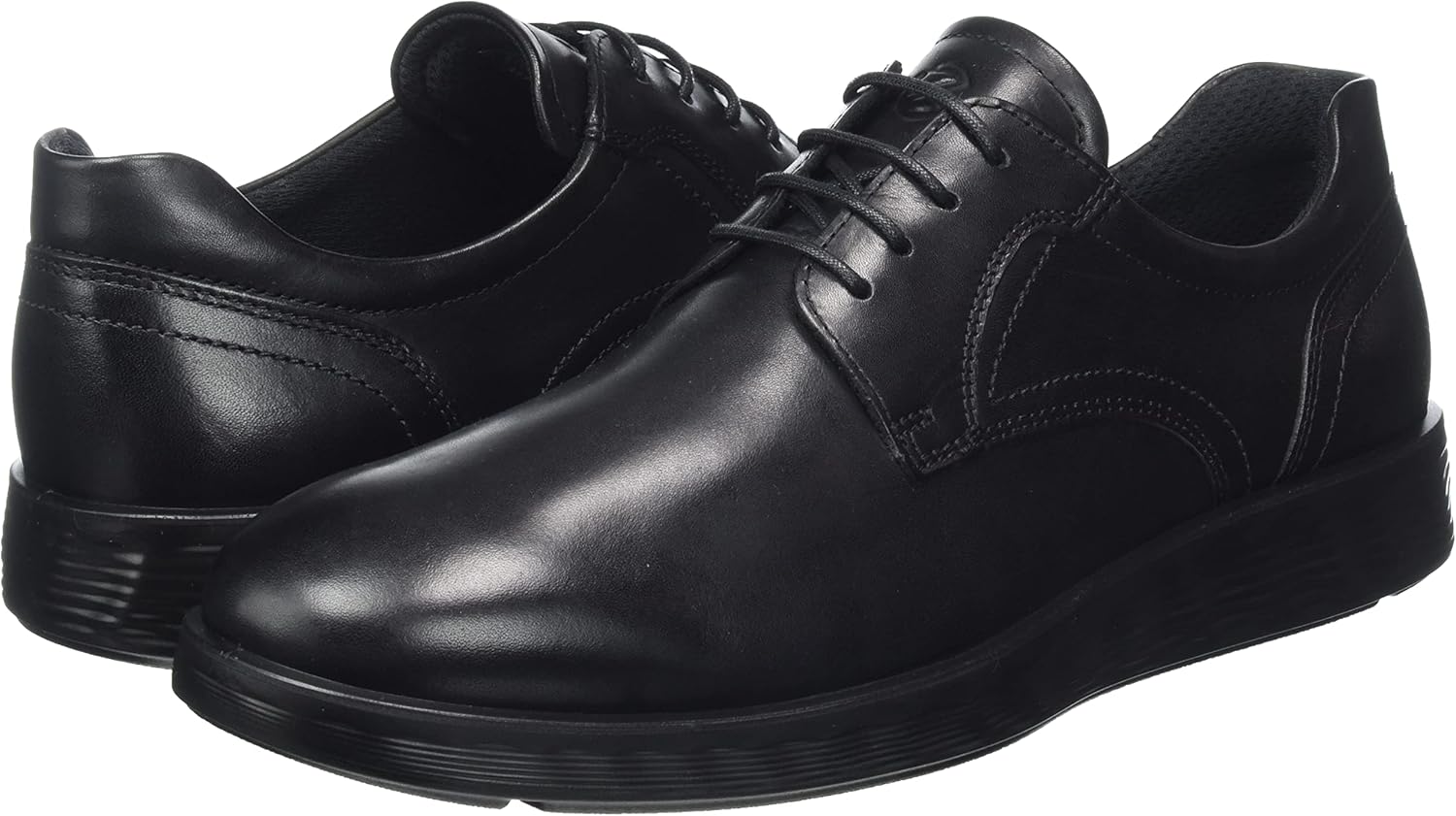 Pair of ECCO Men's S Lite Hybrid shoes in black