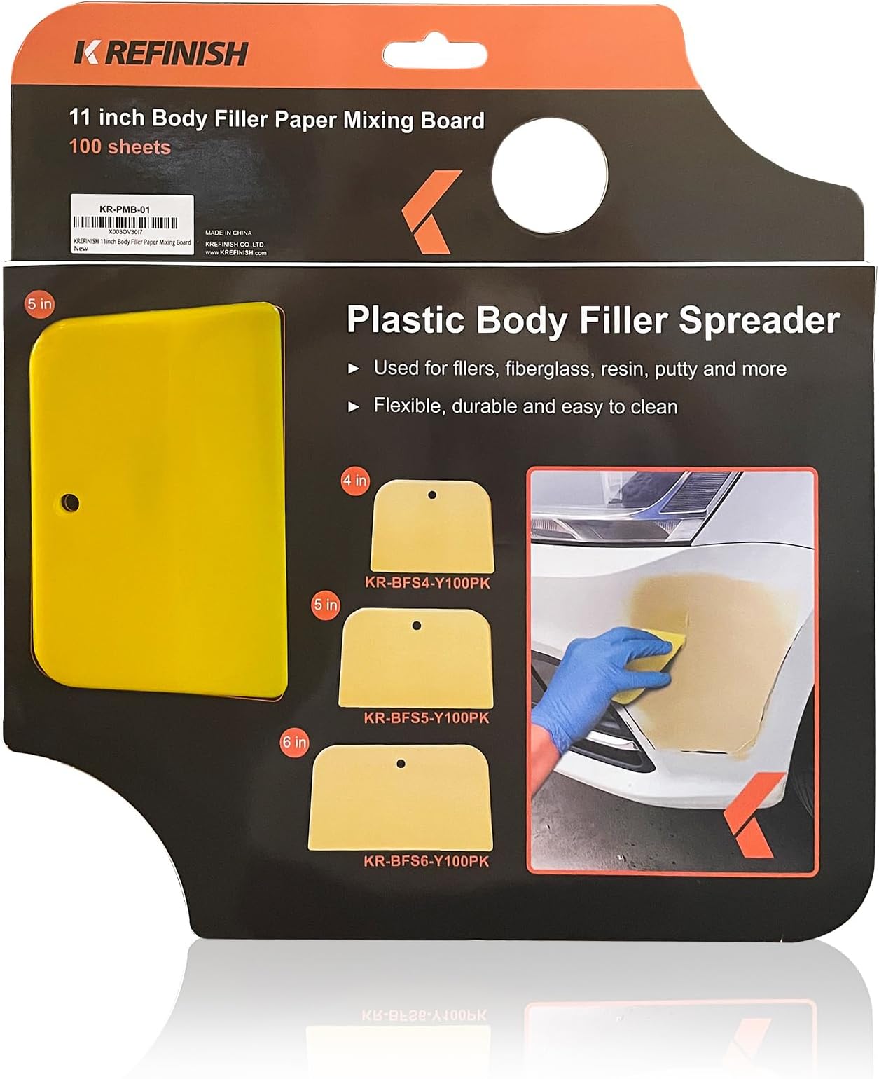 Custom Shop MultiLayered Disposable Paper Body Filler Mixing Board Sheets (100