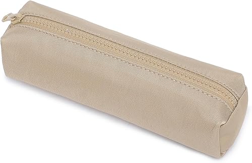 Miniatura 16 de Estuche de Lona para Lápices Bolsa de Artículos de Papelería Estuche para Lápices Almacenamiento Bolsa de Cosméticos (Negro, S) Negro