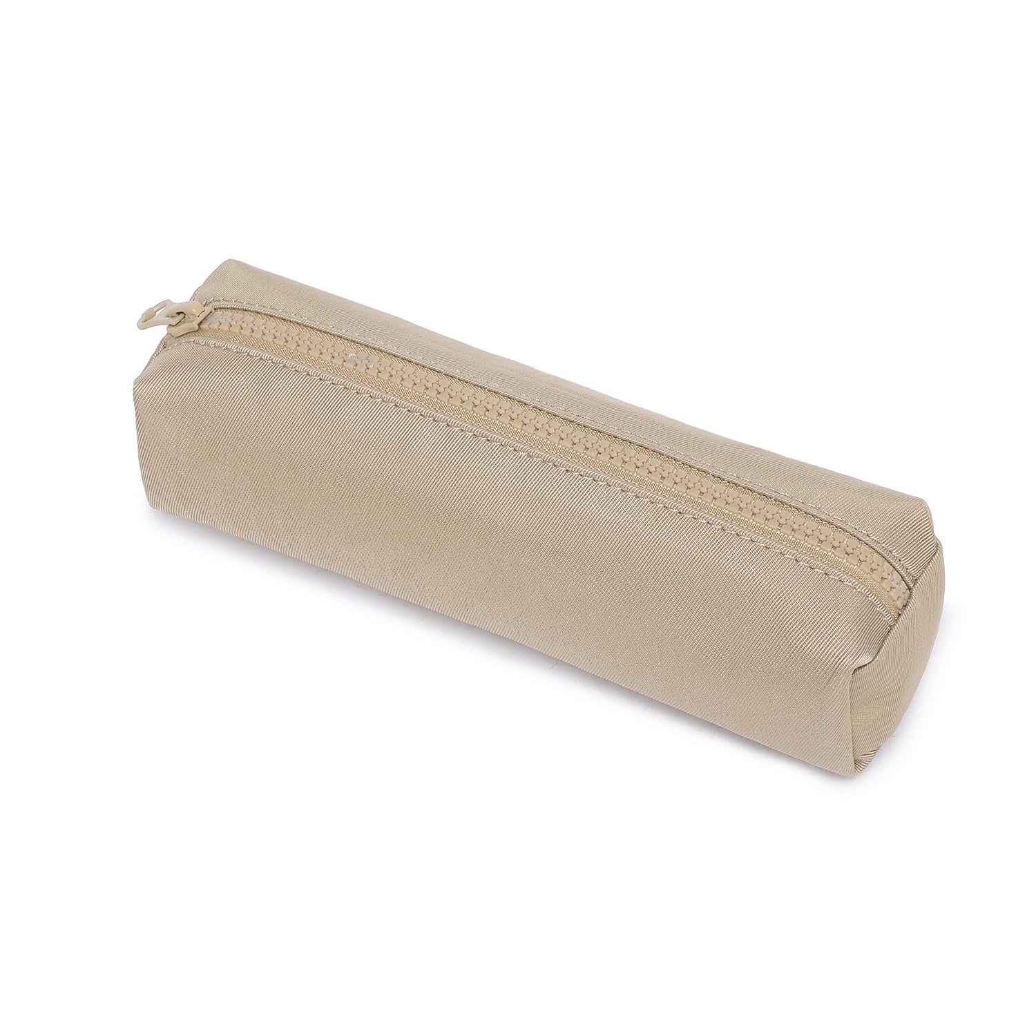 YONBEN Pencil Case Big Roomy Pen Holder Storage Pouch (Khaki, FL)