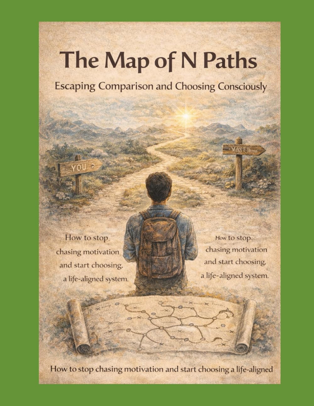 The Map of N Paths Escaping Comparison and Choosing Consciously: How to stop chasing motivation and start choosing a life-aligned system (“The N Paths Project” Systems for a Life Without Guilt)