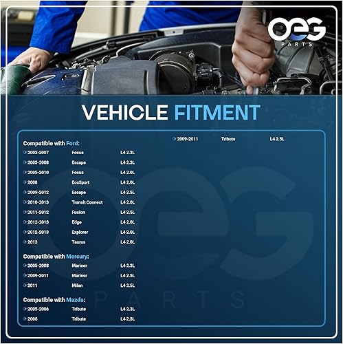 Miniatura 4 de Nuevo arrancador compatible con Ford Focus & Escape, Mercury Mariner, Mazda Tribute 2.0L 2.3L 2.5L 6S4T-11000-AA, 6S4Z-11002-AA, 6S4Z-11V002-AARM,