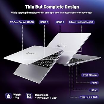 ACEMAGIC AX15 Intel N97搭載 ACEMAGIC Ordinateur Portable 15,6 Pouces FHD 16Go RAM DDR4