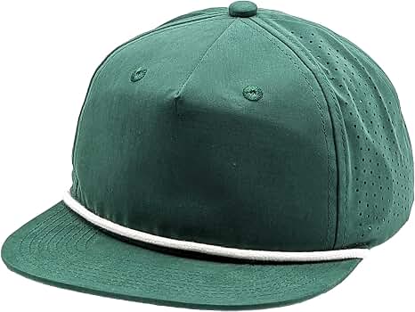 Amazon.com: Premium Golf Perforated Performance Rope Cap -Stylish