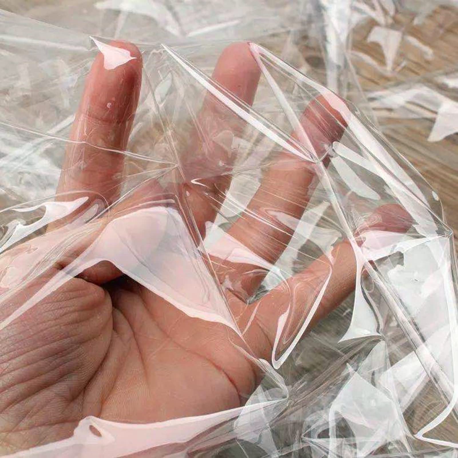 Telone trasparente impermeabile per officine e negozi di bellezza, copertura in plastica (3,2 x 2,6 m) protezione esterna durevole per le aziende automobilistiche