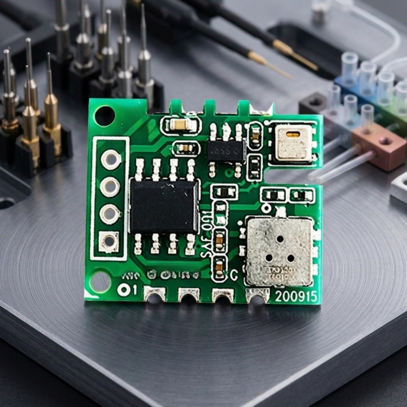 Sensor de gas 3 en 1 AIR.001 con medición de temperatura y humedad | Monitor de temperatura y humidificación, diseño PCB, ideal para el hogar, oficina, laboratorio