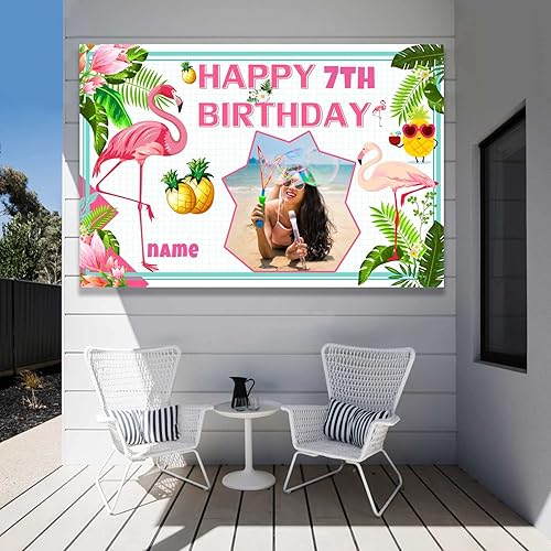 Vista 116 de Suministros decorativos personalizados para fiesta de cumpleaños de castillo de princesa, pancarta de fondo de cumpleaños rosa real para fiesta