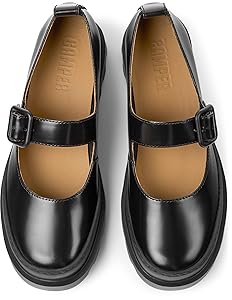 Amazon | キャンパー レディース メリージェーン, ブラック001
