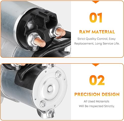 Miniatura 5 de Motor de arranque para Hyundai Santa FE 2010-2012 FE Sport 2013-2014, Sonata 2009-2014, KIA Optima 2013-2015, Sorento 2011-2014, SVA0019 410-12398