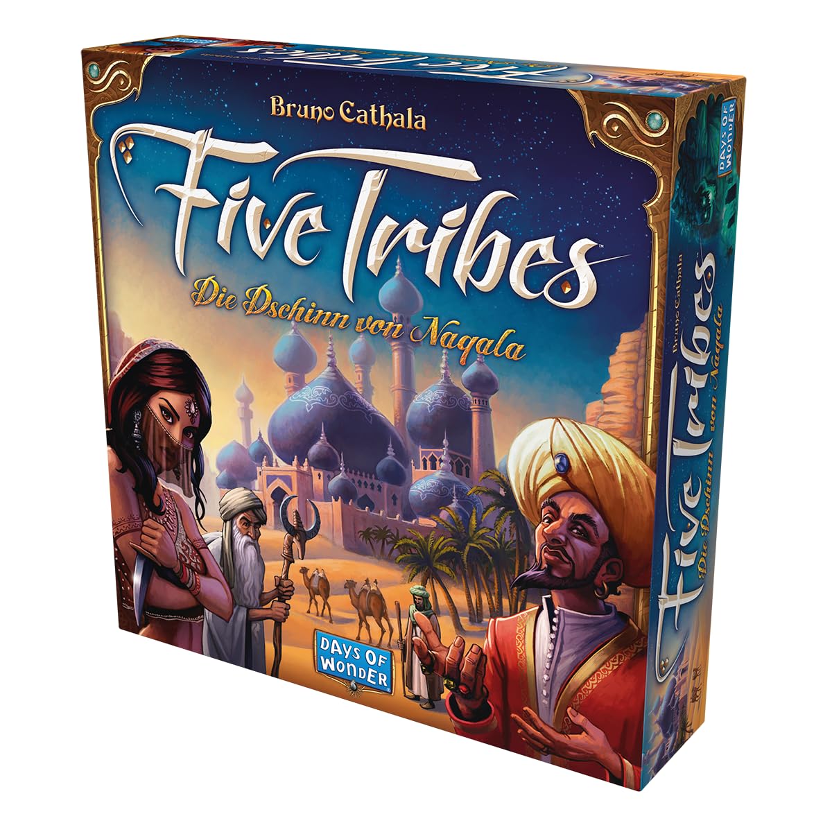 Days of Wonder 878461 - Five Tribes, gra planszowa