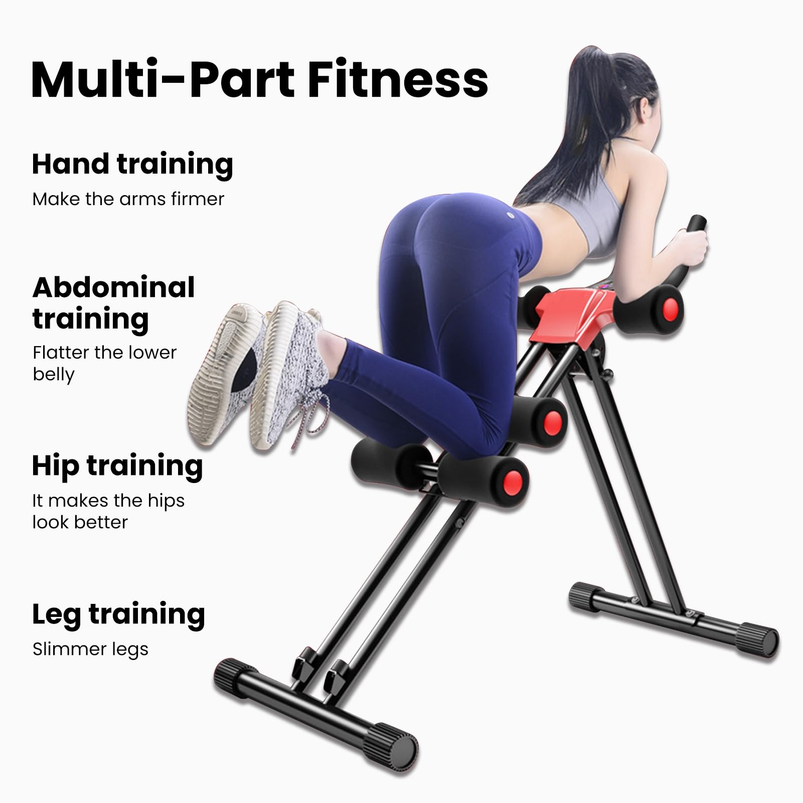 Worparsen Ab Crunch Coaster,AB Workout Equipment,Multi