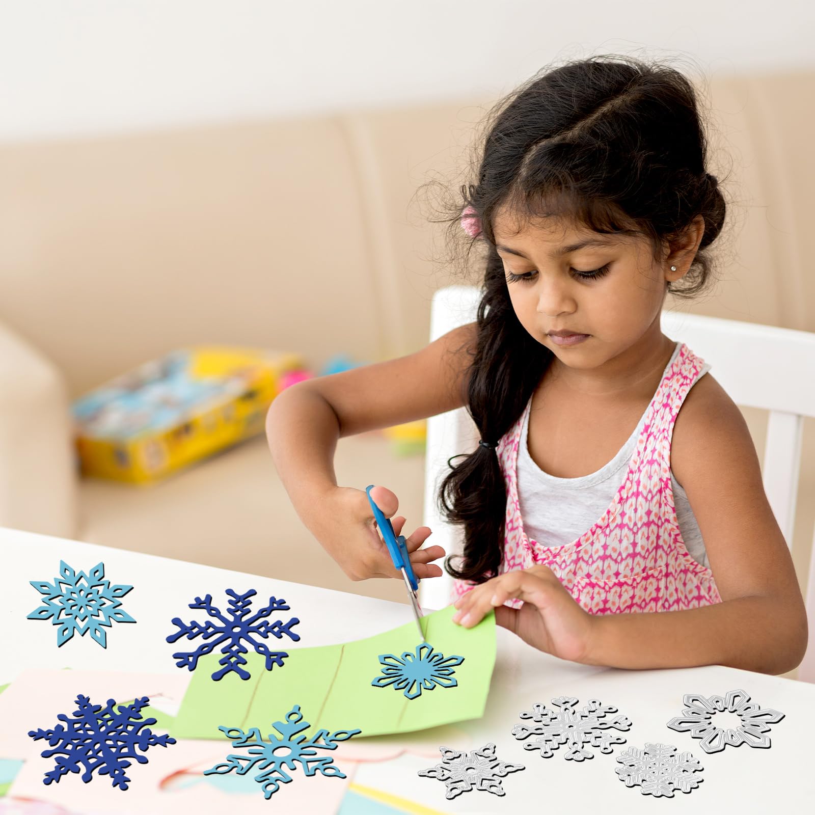 20 Stück Weihnachtsschneeflocken Metall Stanzformen Winter Urlaub Schnee Stanzformen Weihnachten saisonale Vorlage Prägung Handarbeit Handwerk für DIY Kartenherstellung Scrapbook Fotoalbum von