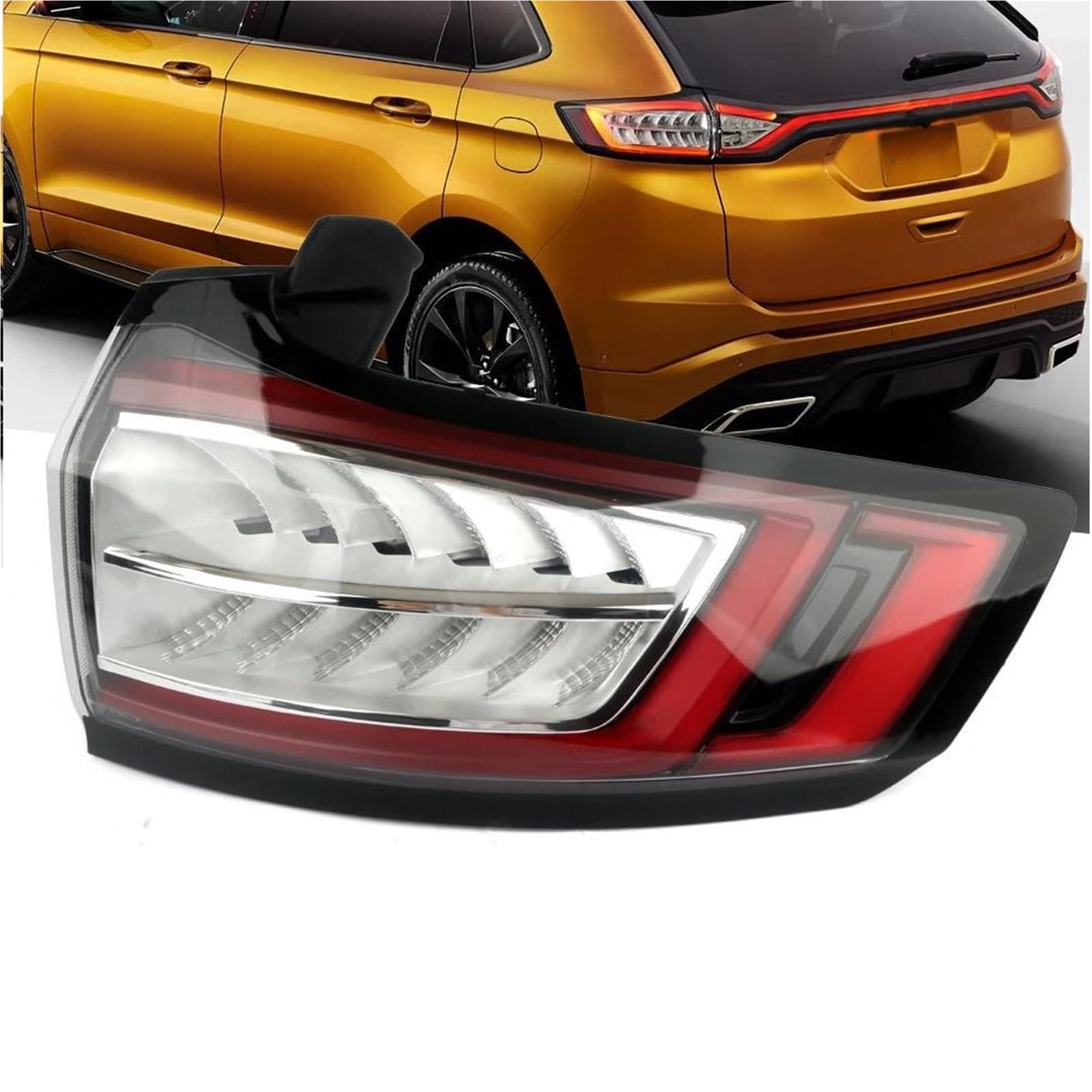 Luces Traseras Piloto Trasero Para Ford Para Edge 2015-2018 Lado Izquierdo/derecho Luz Trasera, Luz De Freno Y Luz De Señalización Piloto Trasero Luces Traseras(Izquierda)