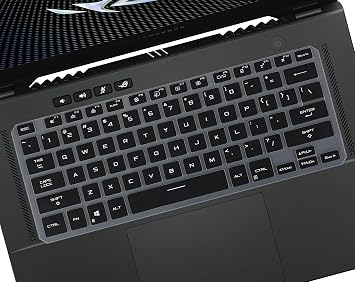 Keyboard Cover 15.6" ASUS TUF Dash F15 FX516 FX516PM FX516PR TUF516PE/13.4" ASUS ROG Flow X 13 GV301/15.6" ASUS ROG Zephyrus G15 GA503/16 ASUS Zephyrus M16 GU6 Keyboard Skin Black