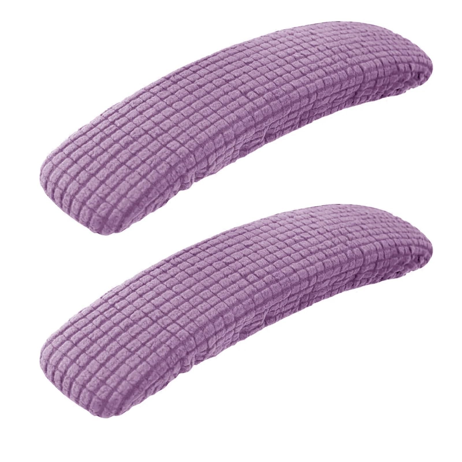 MNGHAYYR Stretch Elastic Office Chair Armrest Covers Office Spandex Armrest Covers 10 Pairs Multicolor(Light Purple)