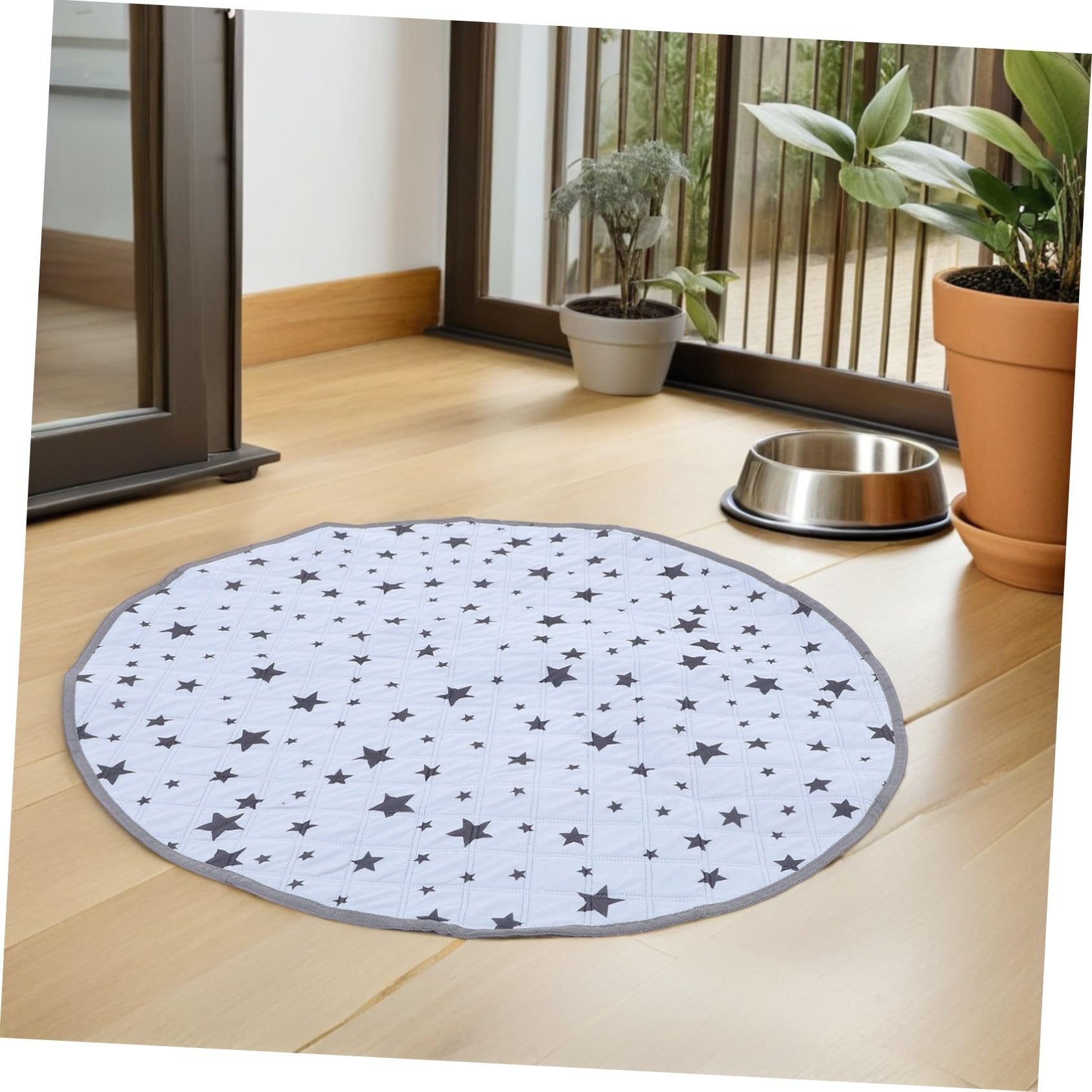 Empapador Reutilizable Antideslizante Redondo de Franela para Perros | Apto para Gatos, Lavable Uso Repetido, Formato Redondo, Adecuado para Entrenamiento y Control de Orina