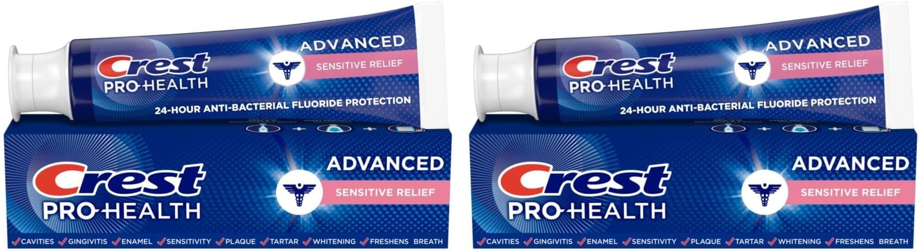 Pro-Health Advanced Toothpaste, Sensitive & Enamel Shield | 5.1 Ounce | Pack of 2
