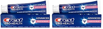 Crest Pro-Health Advanced Toothpaste, Sensitive & Enamel Shield | 5.1 Ounce | Pack of 2