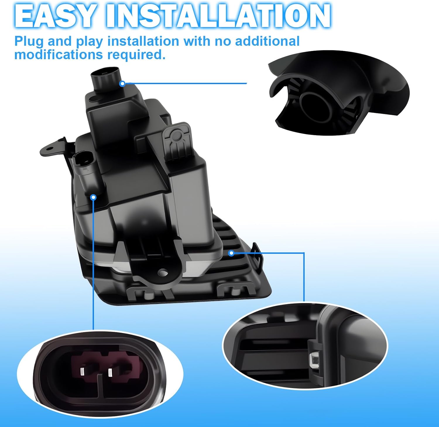 LED Fog Lights fit for 2019-2022 GMC Sierra 1500, Front Bumper Driving Lamps with Switch Assembly & Wiring Harness, Left and Right Pair