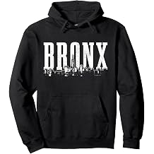 Bronx New York City Skyline NYC Vintage NY Pullover Hoodie