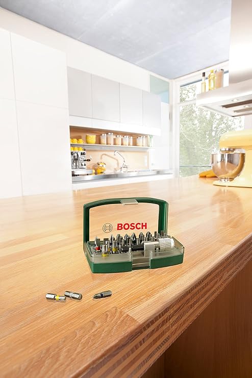 Bosch Utility Set, Green, 32 Pieces