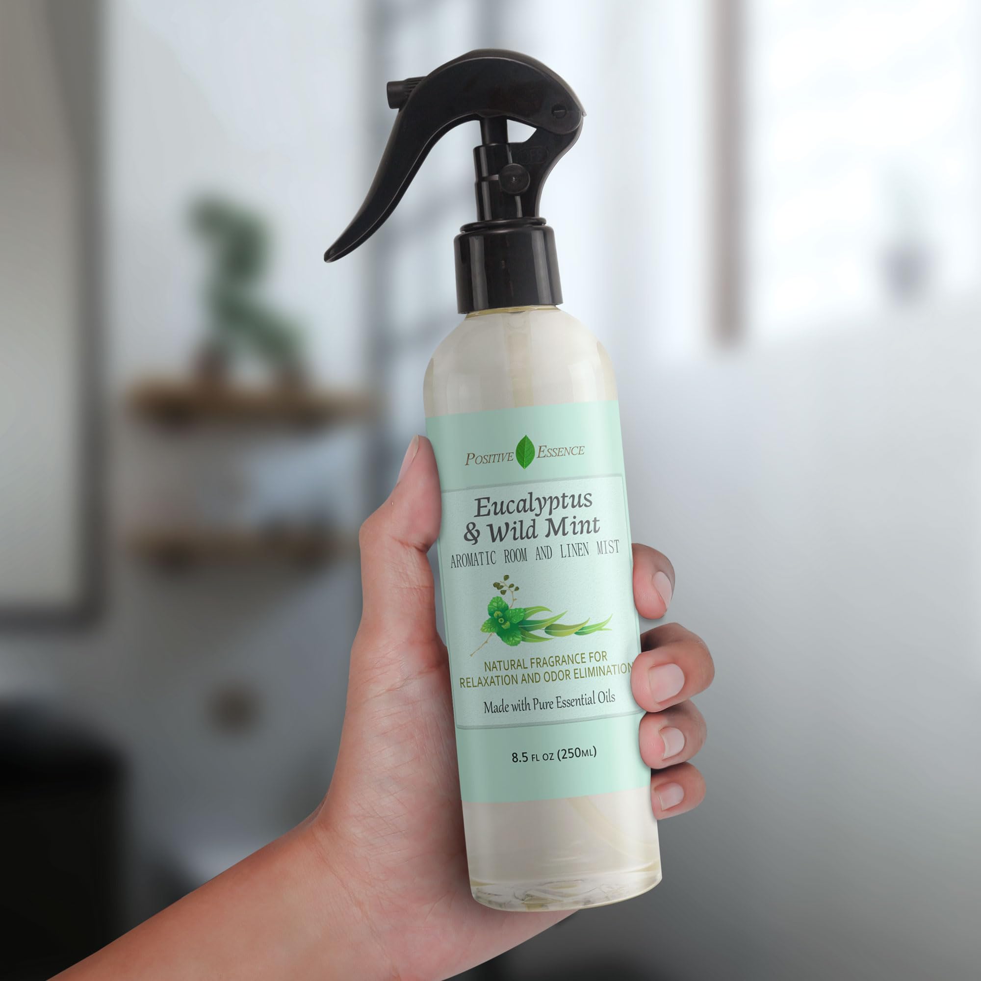 Eucalyptus & Wild Mint Room Spray & Linen Spray, Home Fragrance, 8.45 fl oz view 6