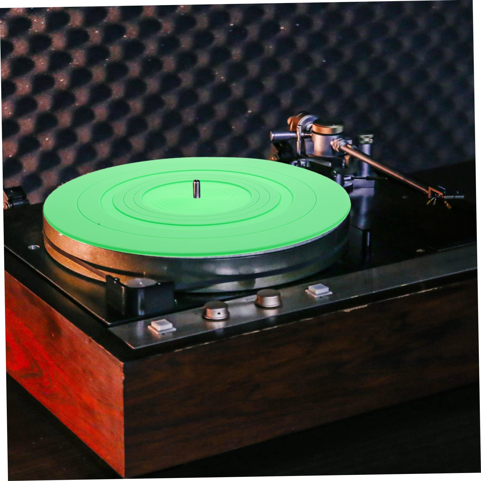 ULDIGI Vinyl Record Player Pad Turntable Pad Record Player Accessories Silicone Mat