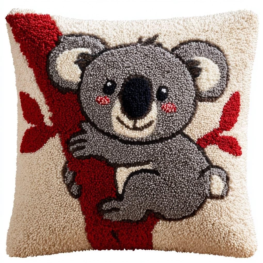 AxiangziK Latch Hook Cushion Kits for Adults,Cute Koalas