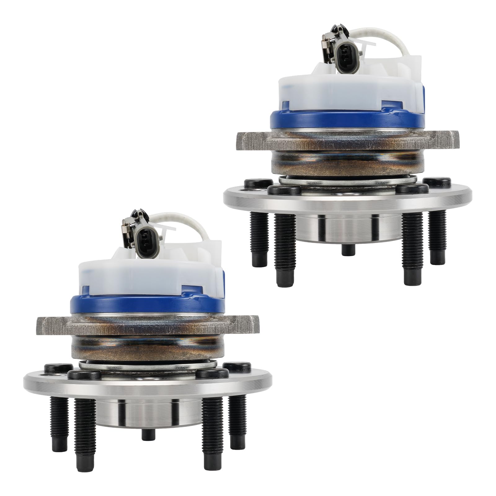 KAX 513087 2PCS Front Wheel Hub Bearing Compatible with Buick Riviera 1992-1993 1995-1996,W/ABS 5 Lugs Wheel Bearing and Hub Assembly