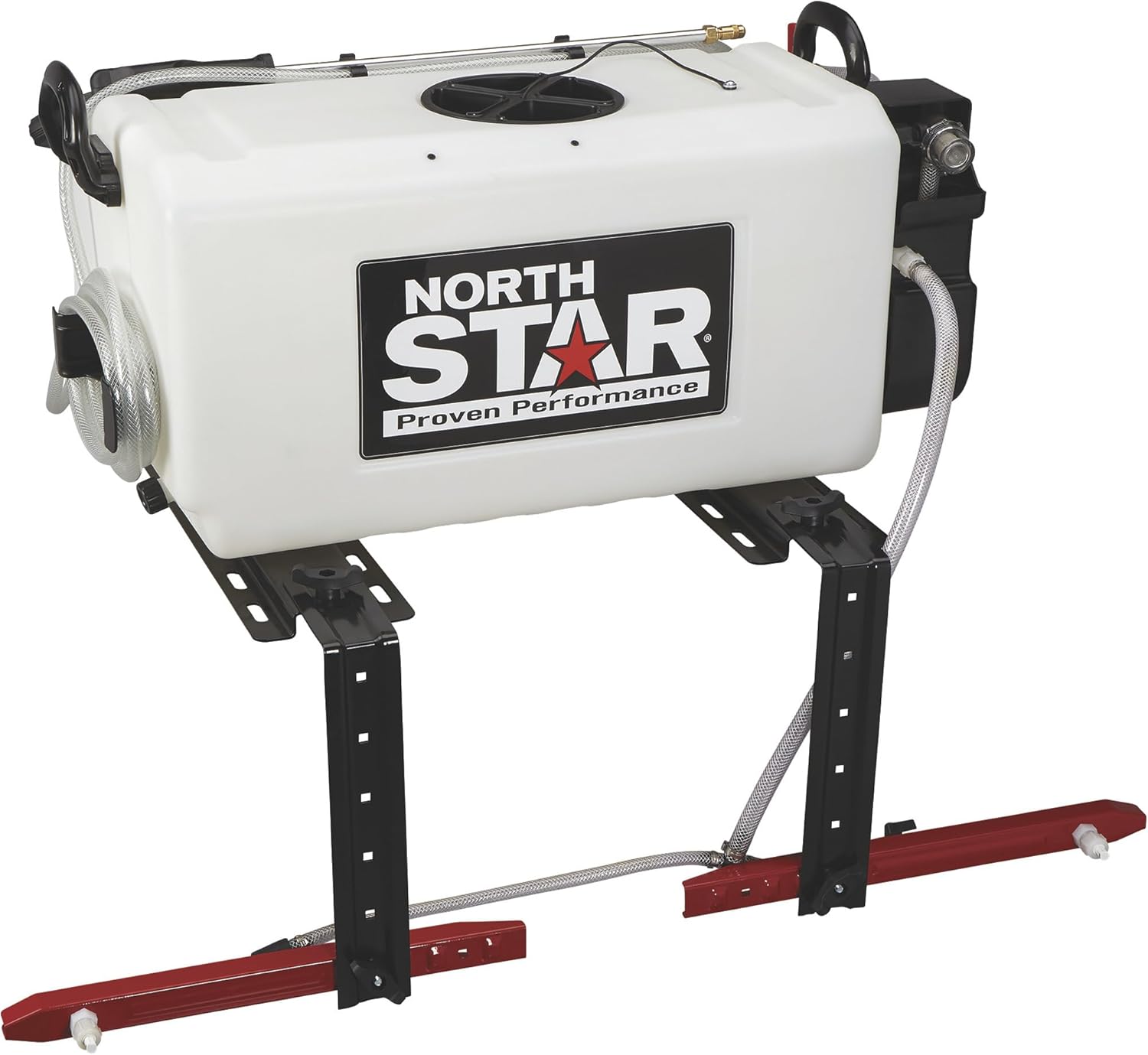 NorthStar ATV Broadcast and Spot Sprayer with 2-Nozzle Boom, 26 Gallon, 2.2 GPM, 12V, 70 PSI, NSQ Series On-Demand Pump, 6.7 Ft Spray Pattern, for Lawn, Farm, Pasture and Acreage
