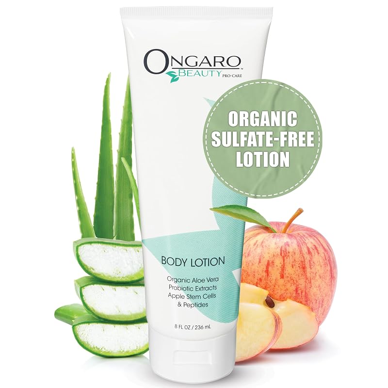 Loção corporal Ongaro Beauty com aloe vera e ácido hialurônico, 240 mL