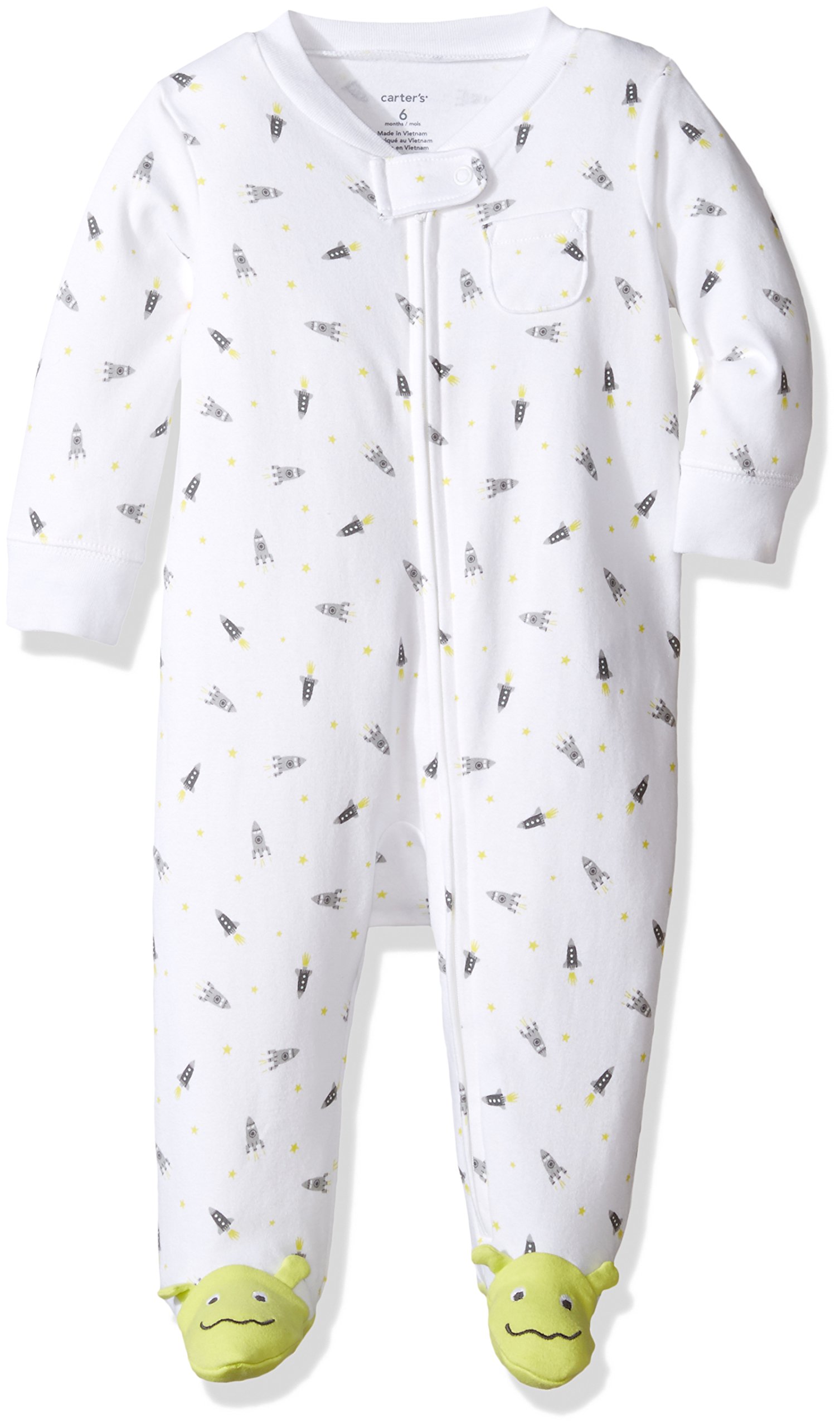 Carter's - Peignoir - Bébé (garçon) 0 à 24 mois multicolore multicolore - blanc - 6 mois