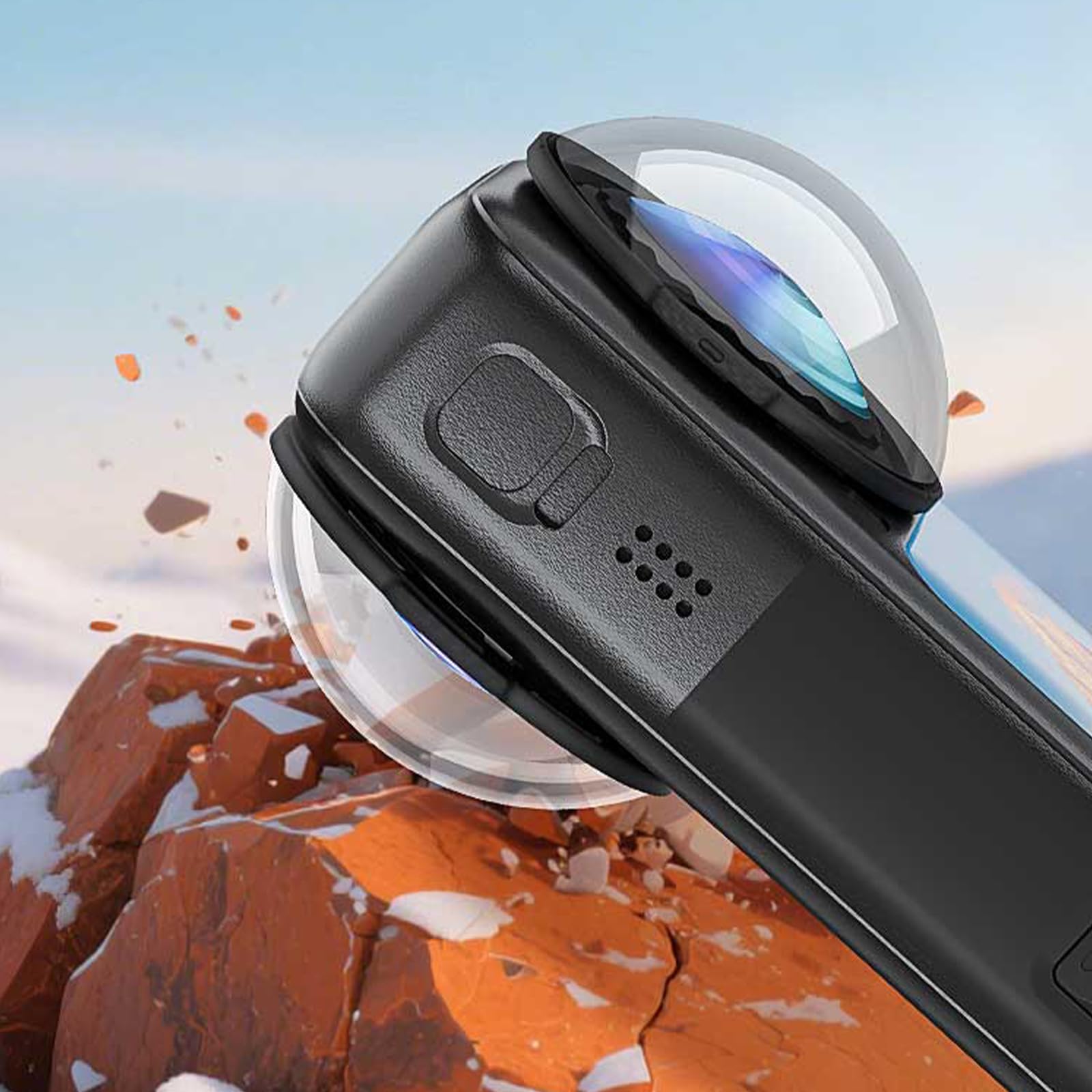 Protector de lente giratorio para vidrio templado óptico Insta X6