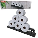 Artori Floating Toilet Paper Shelf Storage - Bathroom Wall Decorations, Tilted Wall Toilet Paper Holder, Mounted Toilet Decor Organizer for Tissue Rolls, Wipes, Towels, & More - Elephant