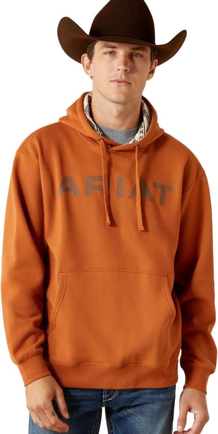 ARIAT mens Ariat Stitch Shield Logo Hoodie