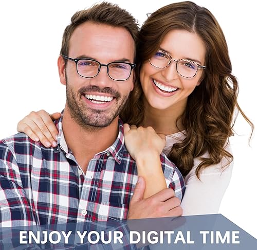 Miniatura 7 de STASTEND Gafas de lectura progresivas multifocales antiluz azul para mujeres y hombres, marco de anteojos de moda